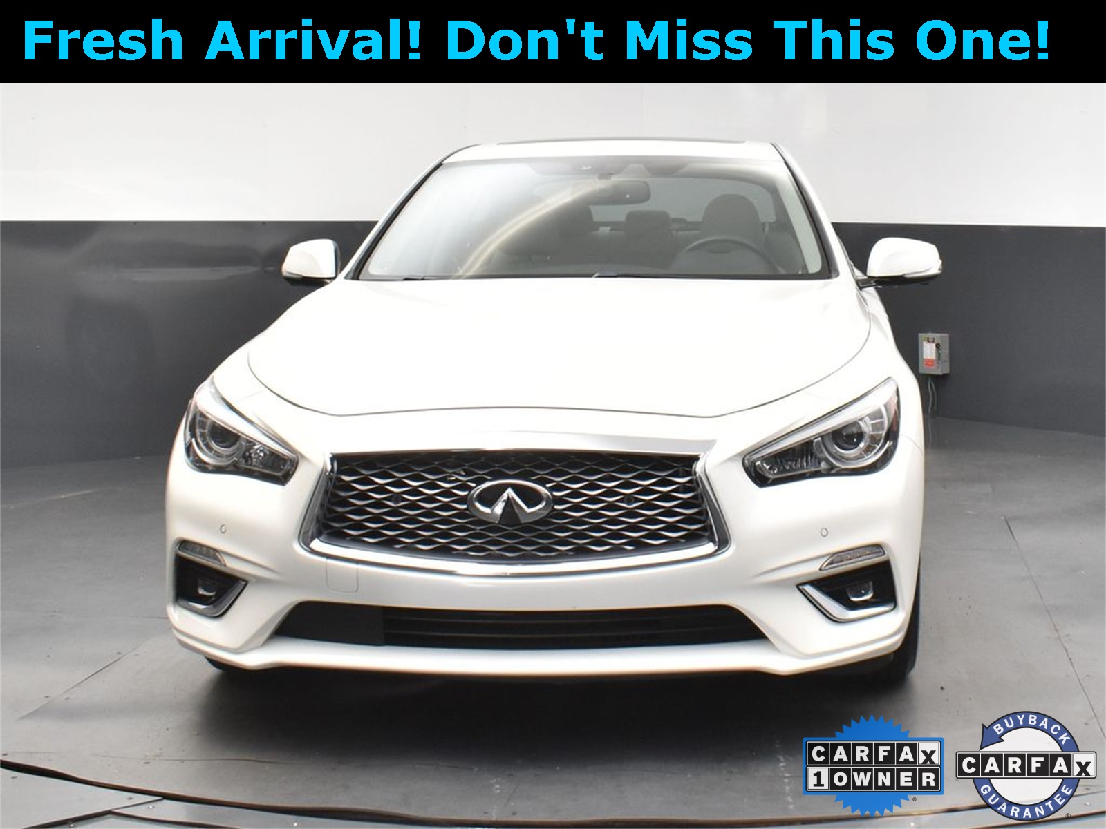 2022 Majestic White INFINITI Q50 LUXE RWD Sedan