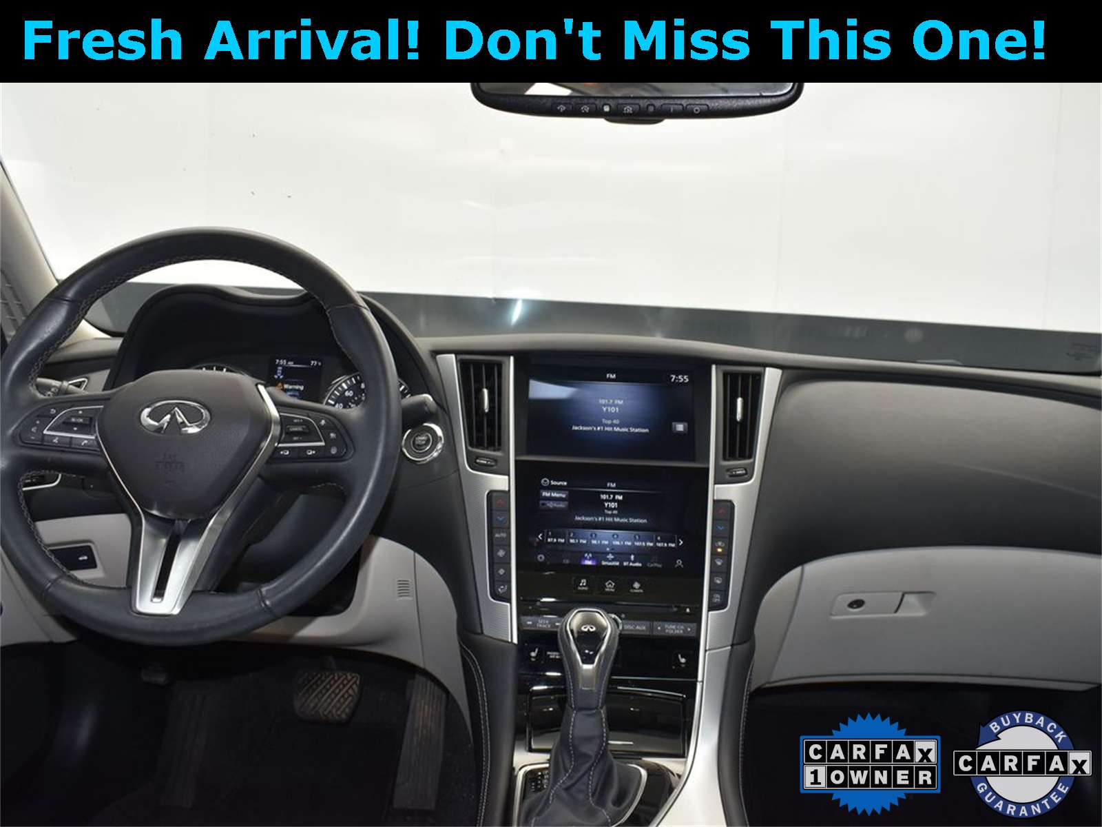 2022 Majestic White INFINITI Q50 LUXE RWD Sedan