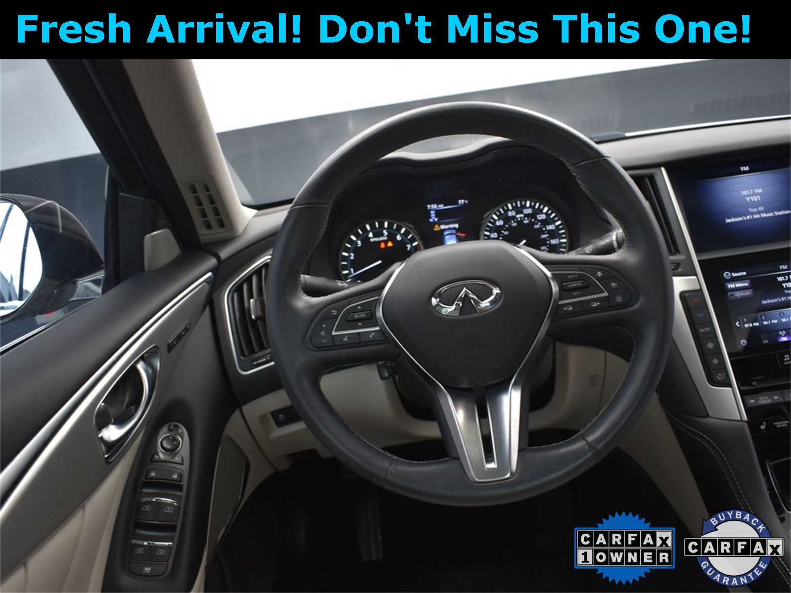 2022 Majestic White INFINITI Q50 LUXE RWD Sedan