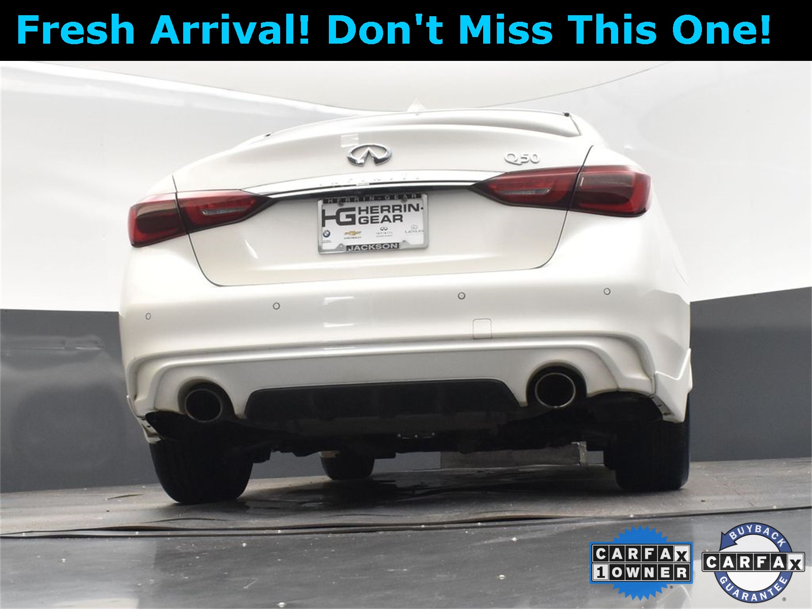 2022 Majestic White INFINITI Q50 LUXE RWD Sedan
