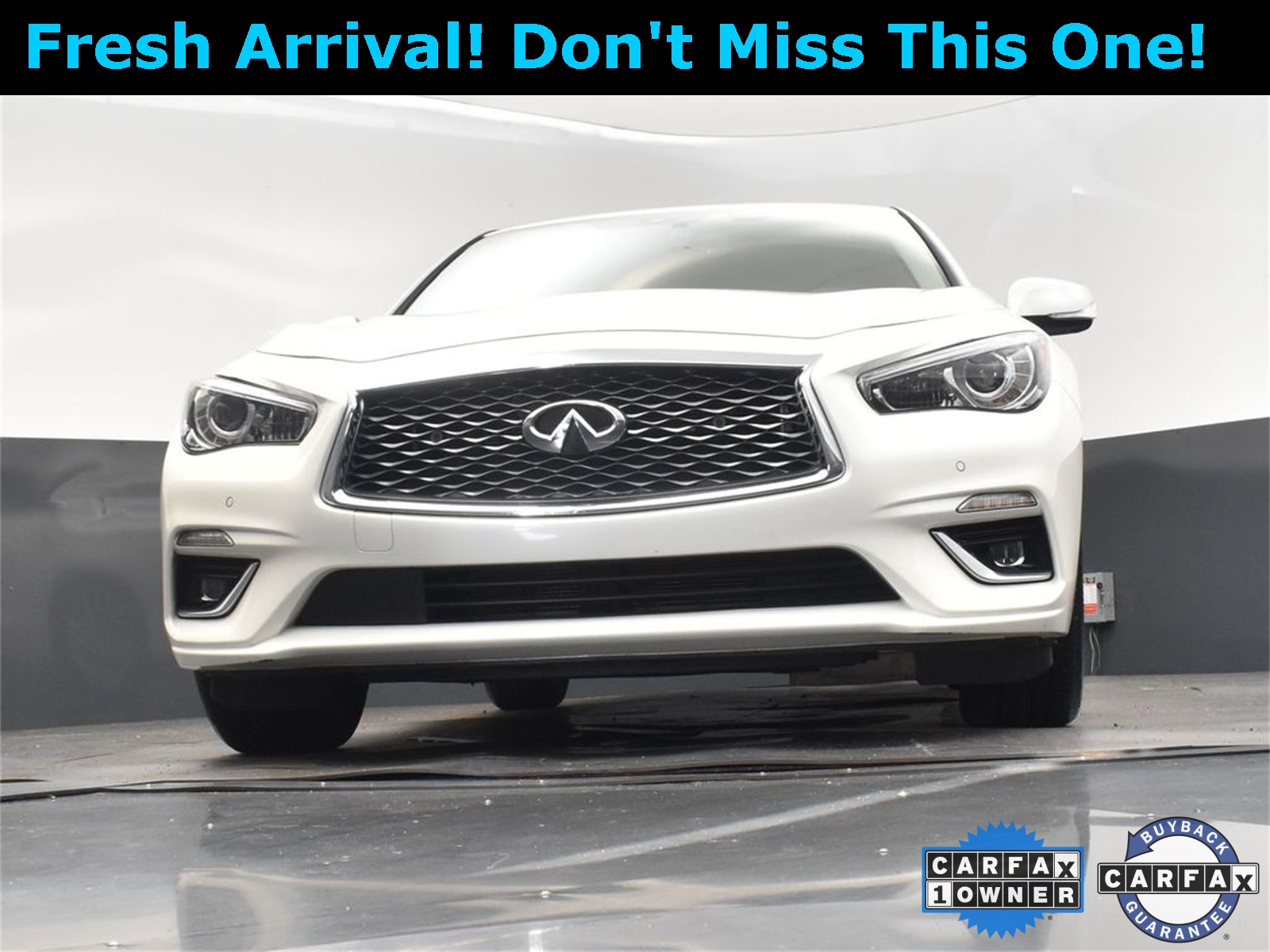 2022 Majestic White INFINITI Q50 LUXE RWD Sedan