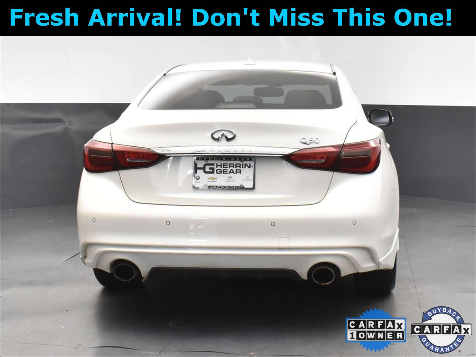 2022 Majestic White INFINITI Q50 LUXE RWD Sedan