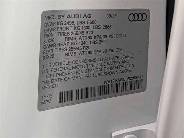 new 2025 Audi Q5 car, priced at $59,450