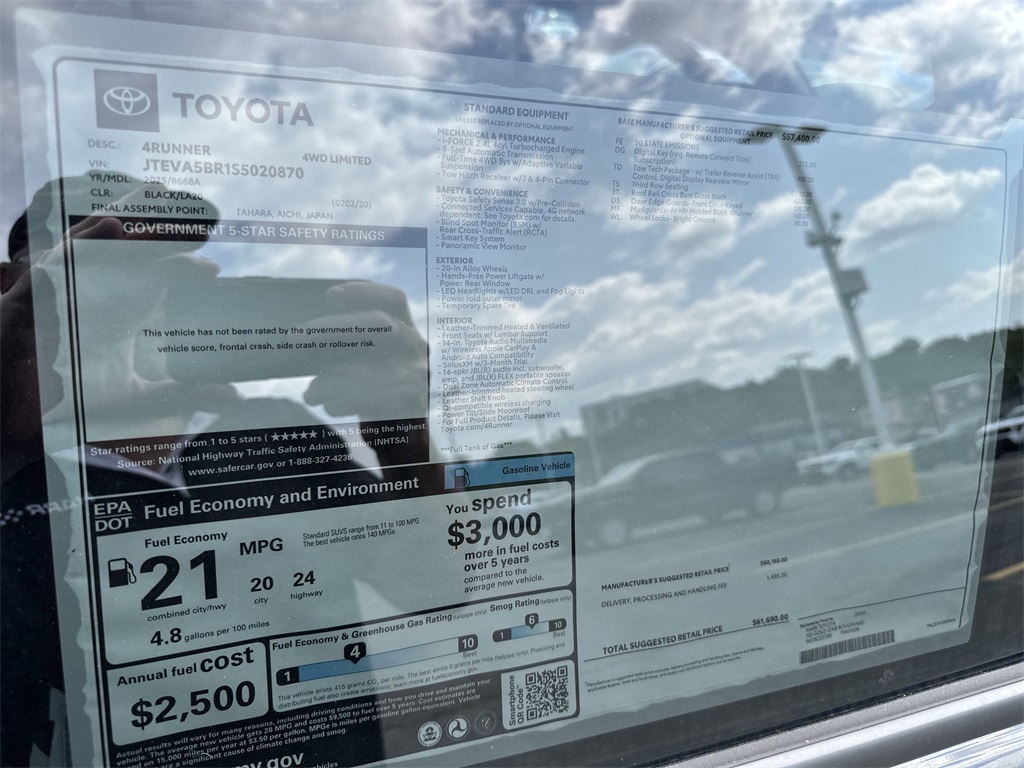 New 2025 Toyota 4Runner SUV