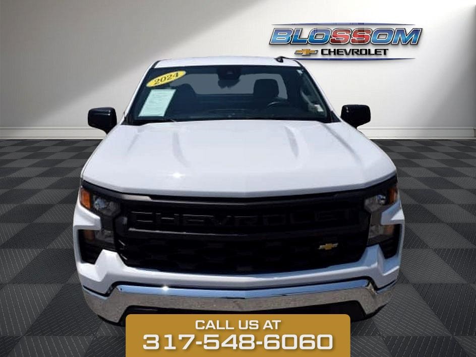 2024 Summit White Chevrolet Silverado 1500 WT RWD Truck
