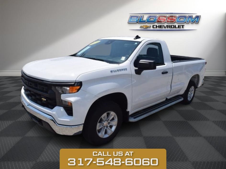 2024 Summit White Chevrolet Silverado 1500 WT RWD Truck