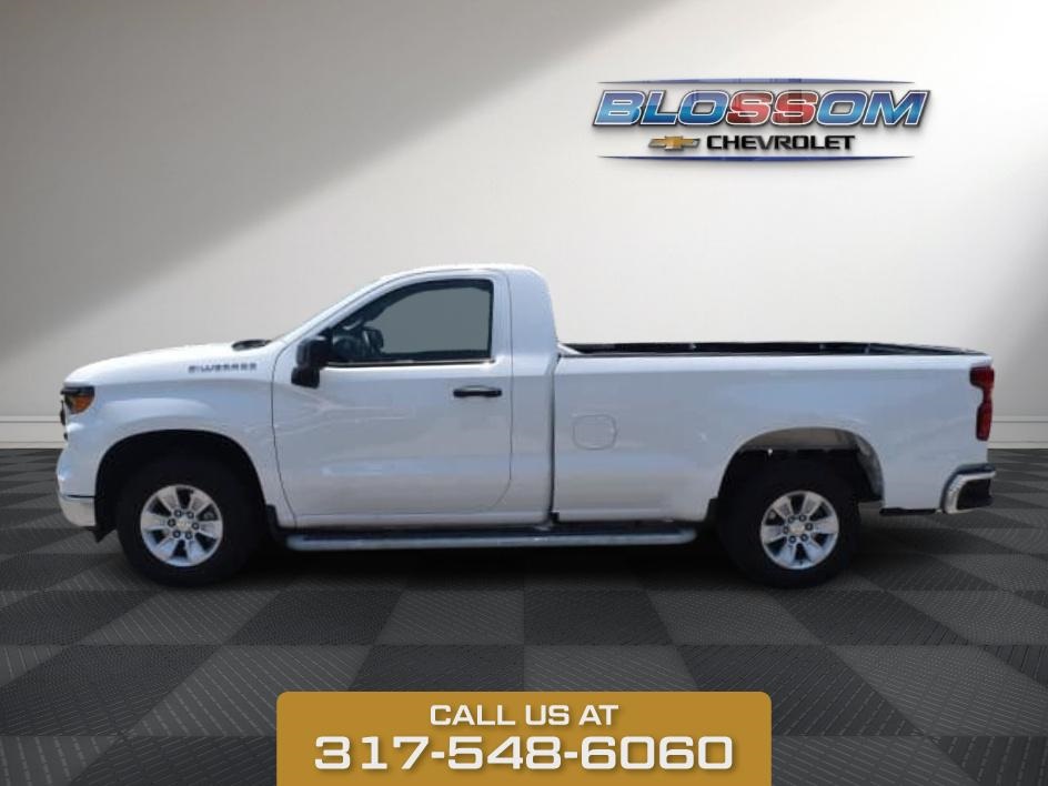 2024 Summit White Chevrolet Silverado 1500 WT RWD Truck