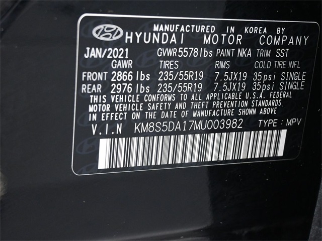 Used 2021 Hyundai Santa Fe Hybrid SUV