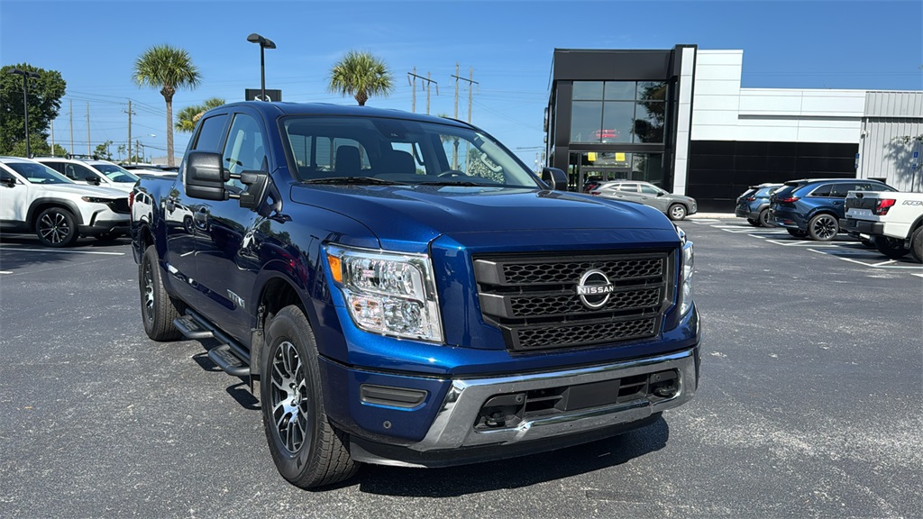 2024 Deep Blue Pearl Nissan Titan SV Truck