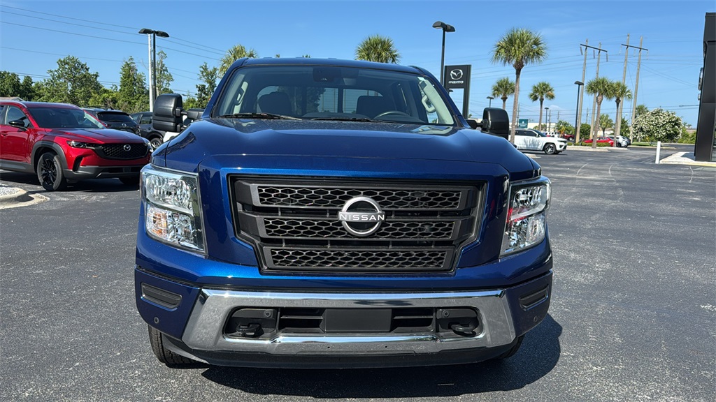 2024 Deep Blue Pearl Nissan Titan SV 4X4 Truck