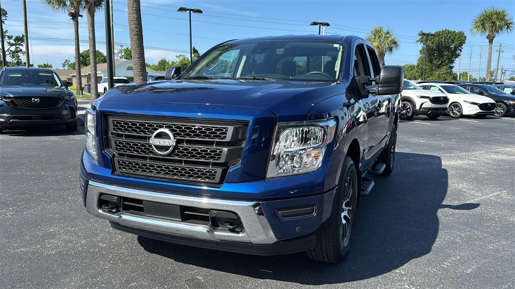2024 Deep Blue Pearl Nissan Titan SV 4X4 Truck