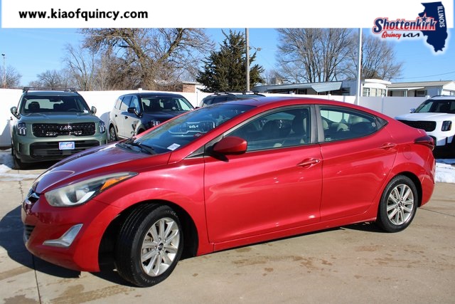 Used 2014 Hyundai Elantra SE with VIN KMHDH4AE1EU054835 for sale in Quincy, IL