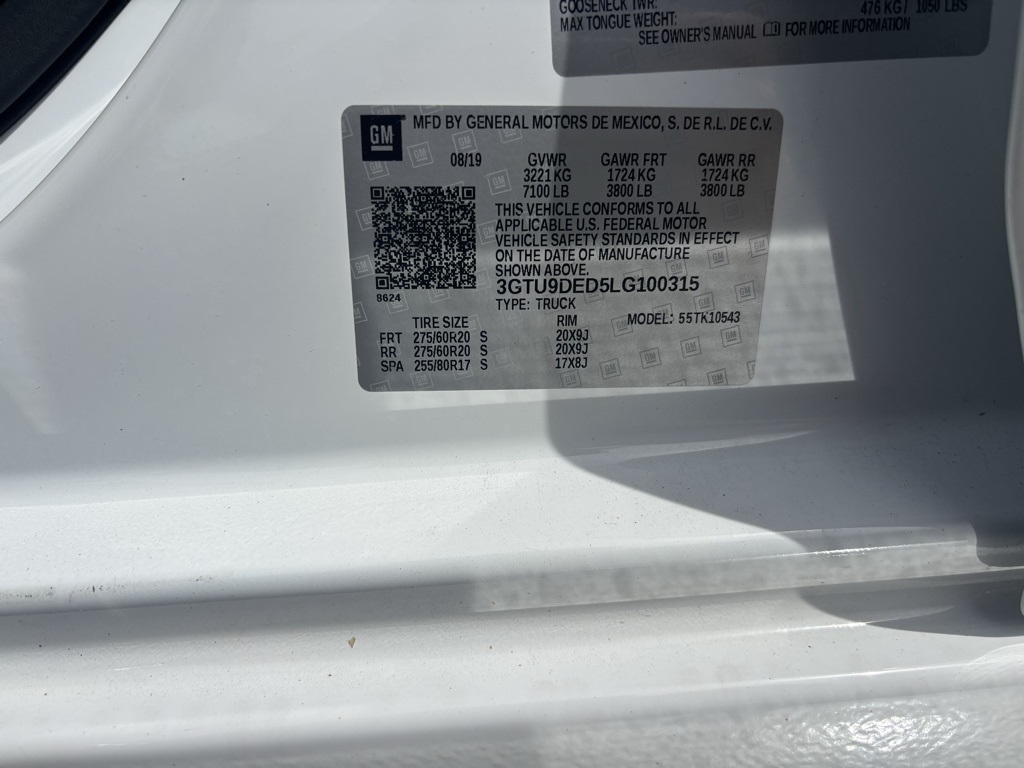 Photo of 2020 GMC Sierra 1500 SLT in Jacksonville, NC - 9,  2020 GMC Sierra 1500 SLT:16953G