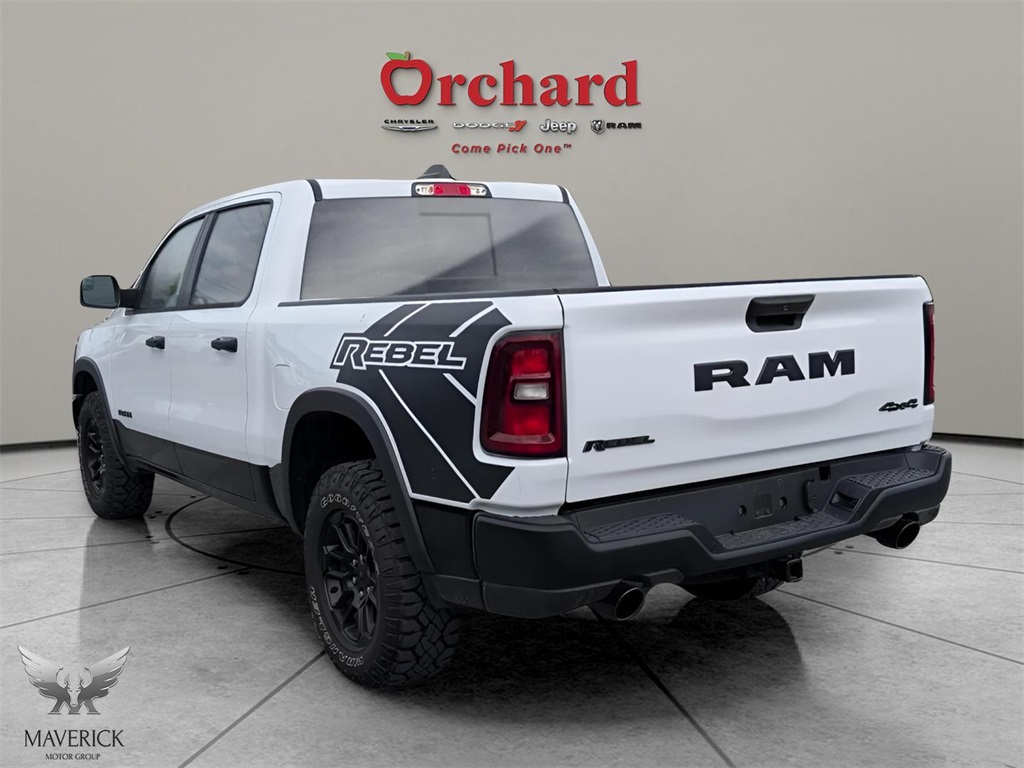2025 Bright White Clearcoat Ram 1500 Rebel 4X4 Truck