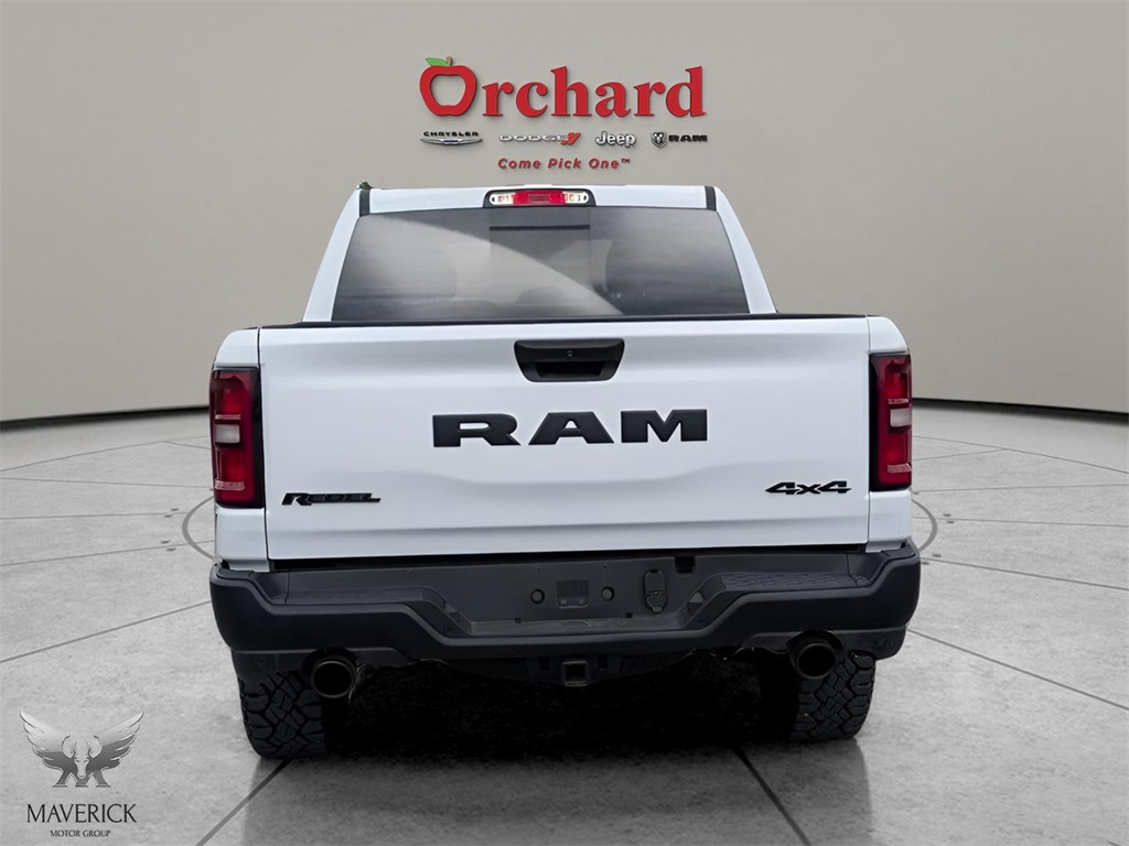 2025 Bright White Clearcoat Ram 1500 Rebel 4X4 Truck