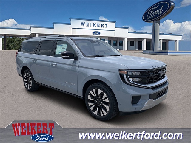 2025 Glacier Gray Metallic TriCoat Ford Expedition Max Platinum 4X4 SUV