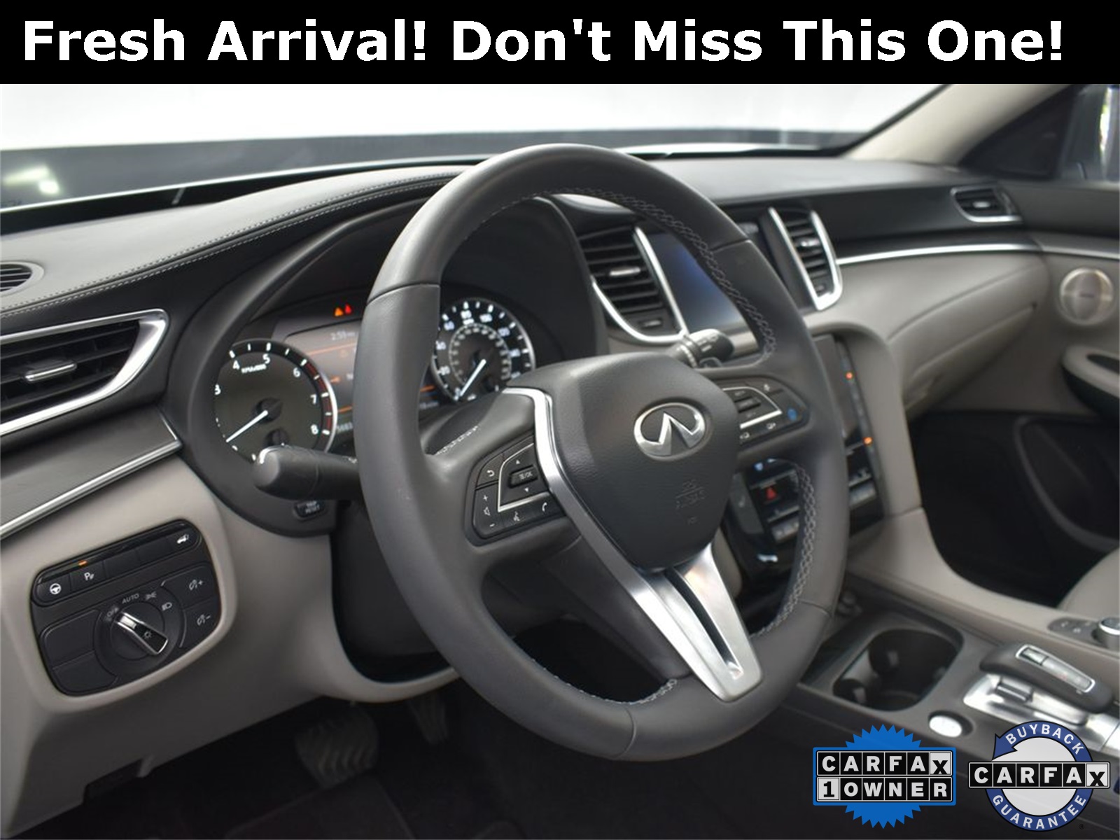 2023 White INFINITI QX50 LUXE FWD SUV