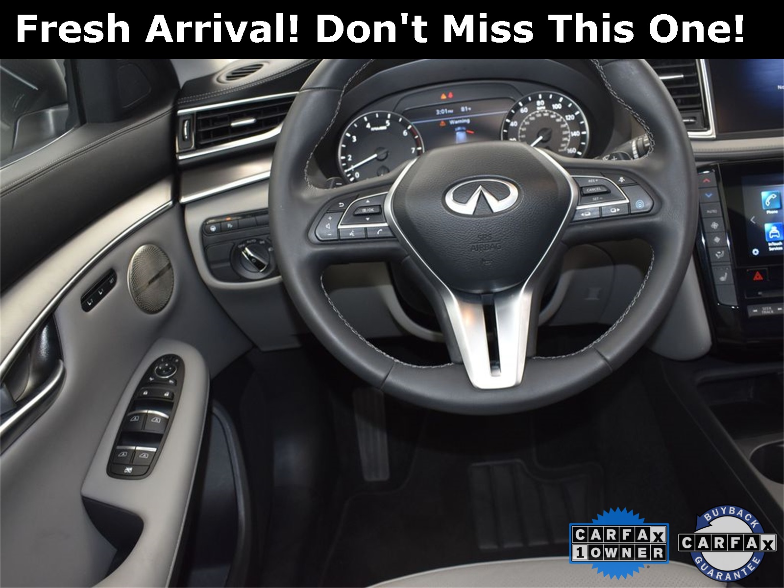 2023 White INFINITI QX50 LUXE FWD SUV