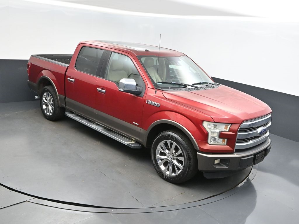 2015 Red Ford F-150 Lariat Truck