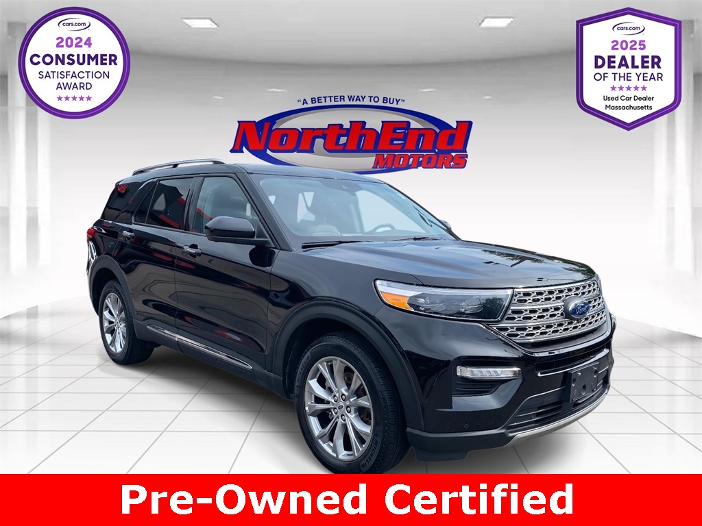 2022 Agate Black Metallic Ford Explorer Limited SUV
