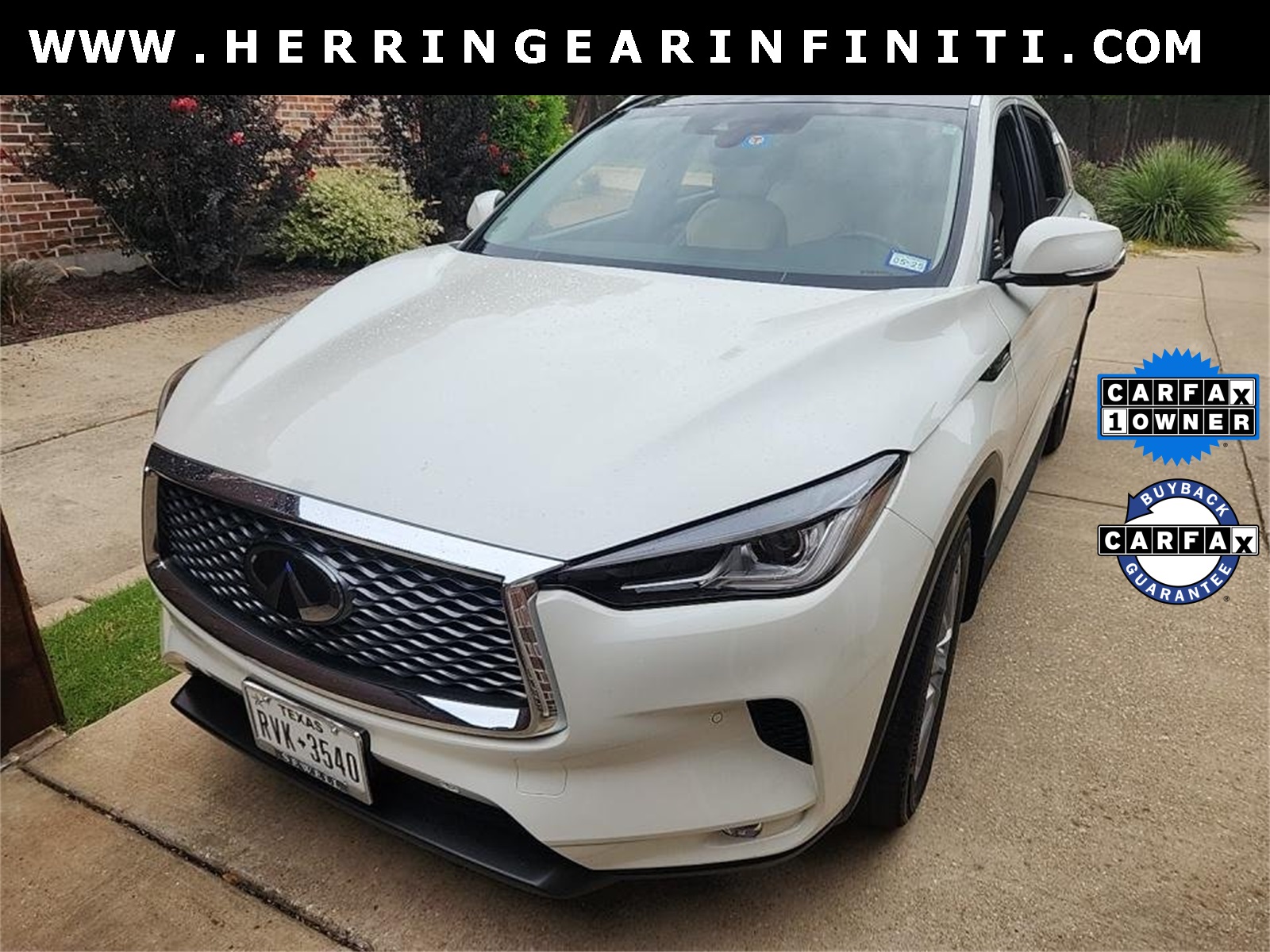 2022 Majestic White INFINITI QX50 ESSENTIAL SUV