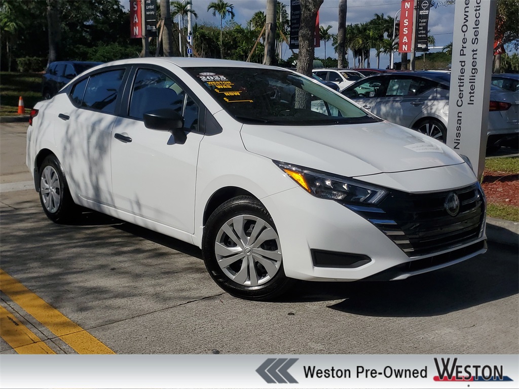used 2025 Nissan Versa car, priced at $16,495