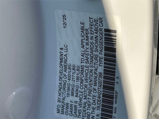 new 2026 Acura Integra car, priced at $35,195