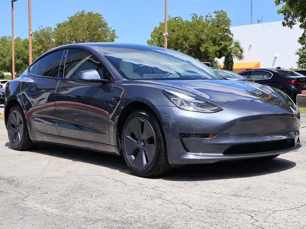 Used 2022 Tesla Model 3 Base with VIN 5YJ3E1EA7NF344679 for sale in Cleveland, OH