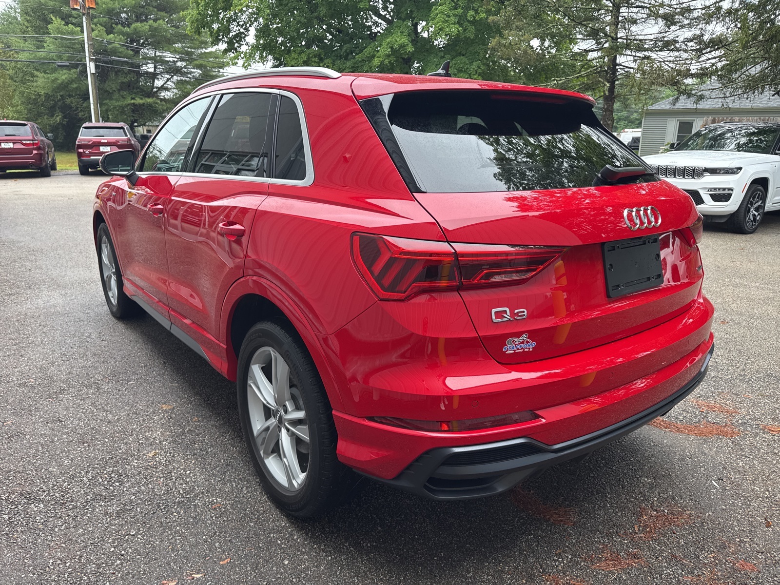 2020 Tango Red Audi Q3 Premium S line AWD SUV