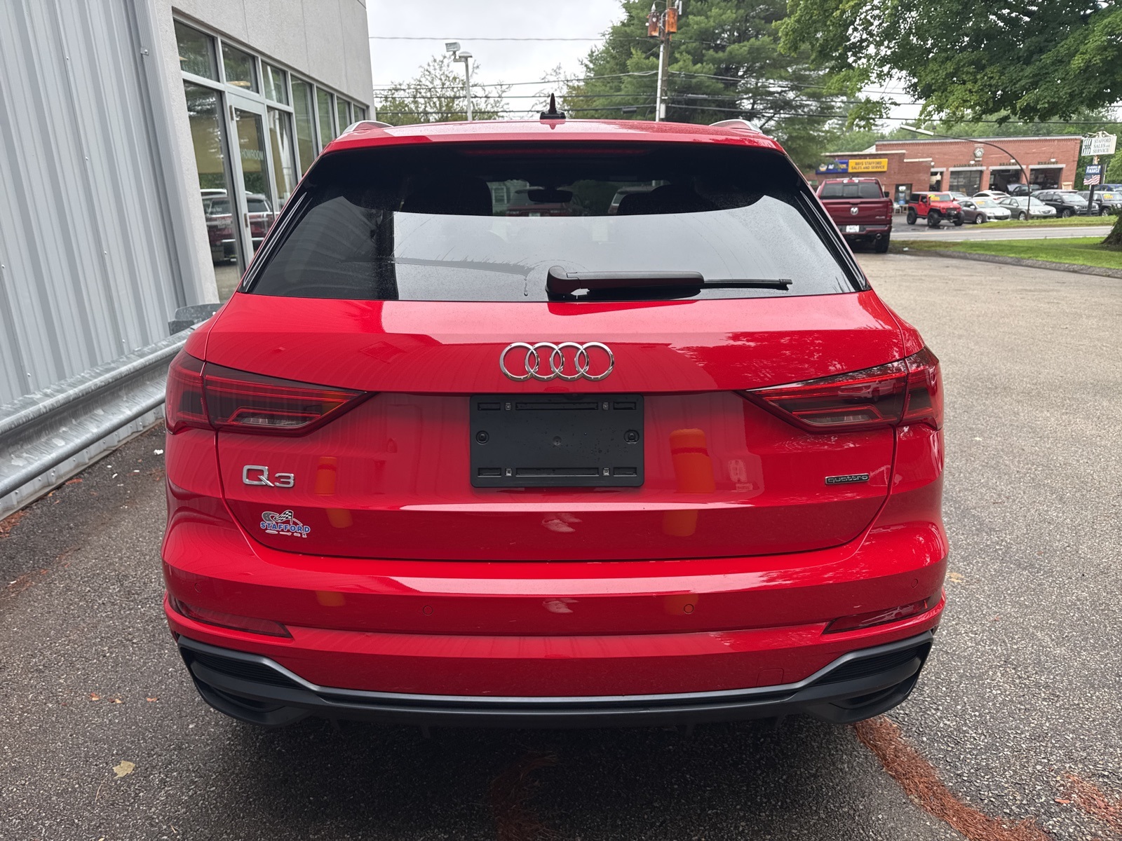 2020 Tango Red Audi Q3 Premium S line AWD SUV