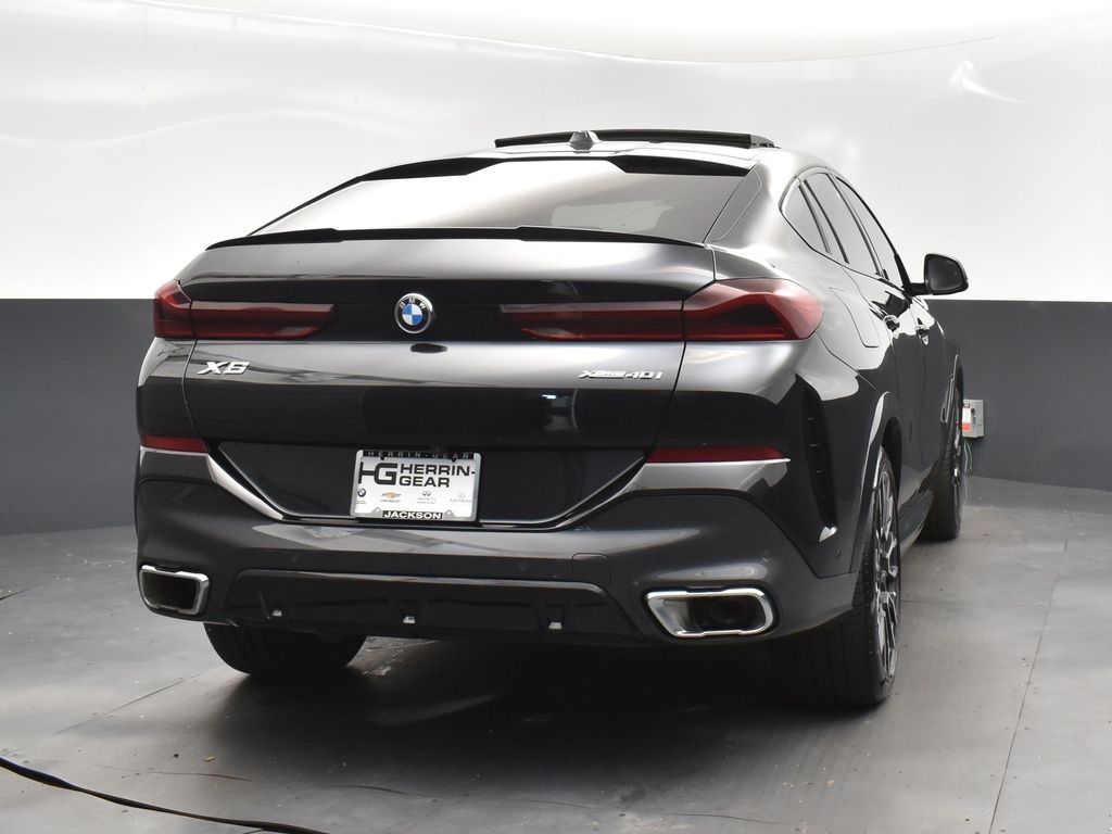 2024 Black Sapphire Metallic BMW X6 xDrive40i AWD SUV