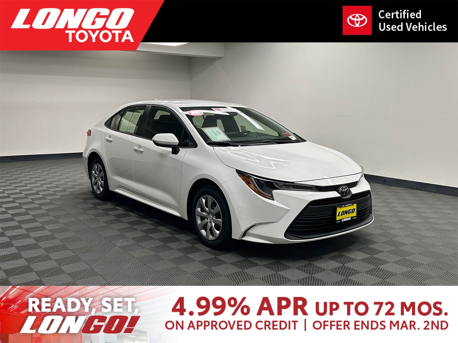 used 2026 Toyota Corolla car, priced at $23,394