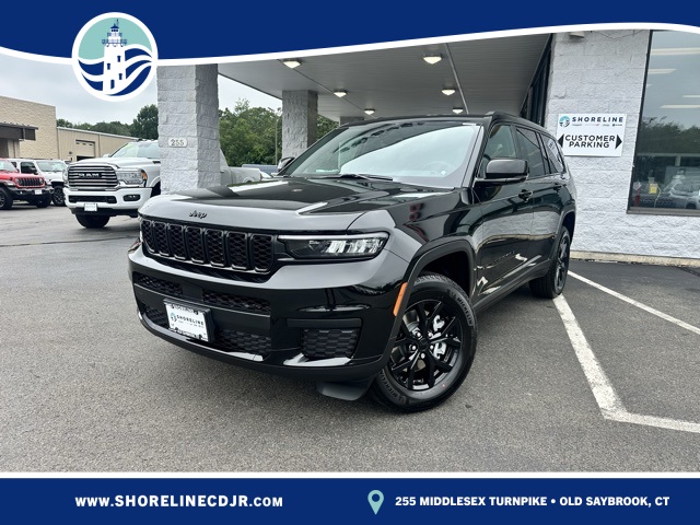 2025 Diamond Black Crystal Pearlcoat Jeep Grand Cherokee L Altitude X 4X4 SUV