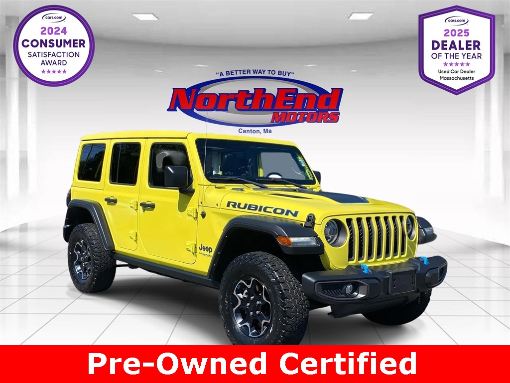 2022 High Velocity Clearcoat Jeep Wrangler 4xe Unlimited Rubicon 4xe 4X4 SUV