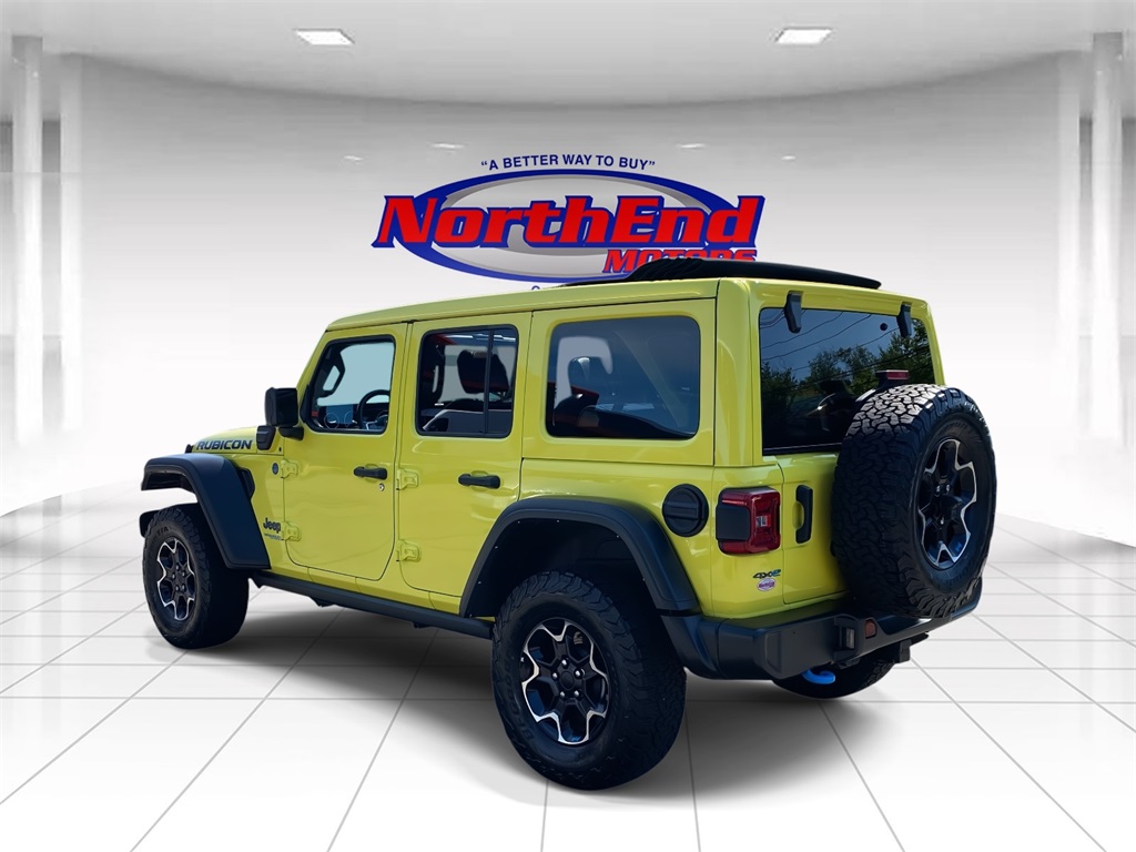 2022 High Velocity Clearcoat Jeep Wrangler 4xe Unlimited Rubicon 4xe 4X4 SUV