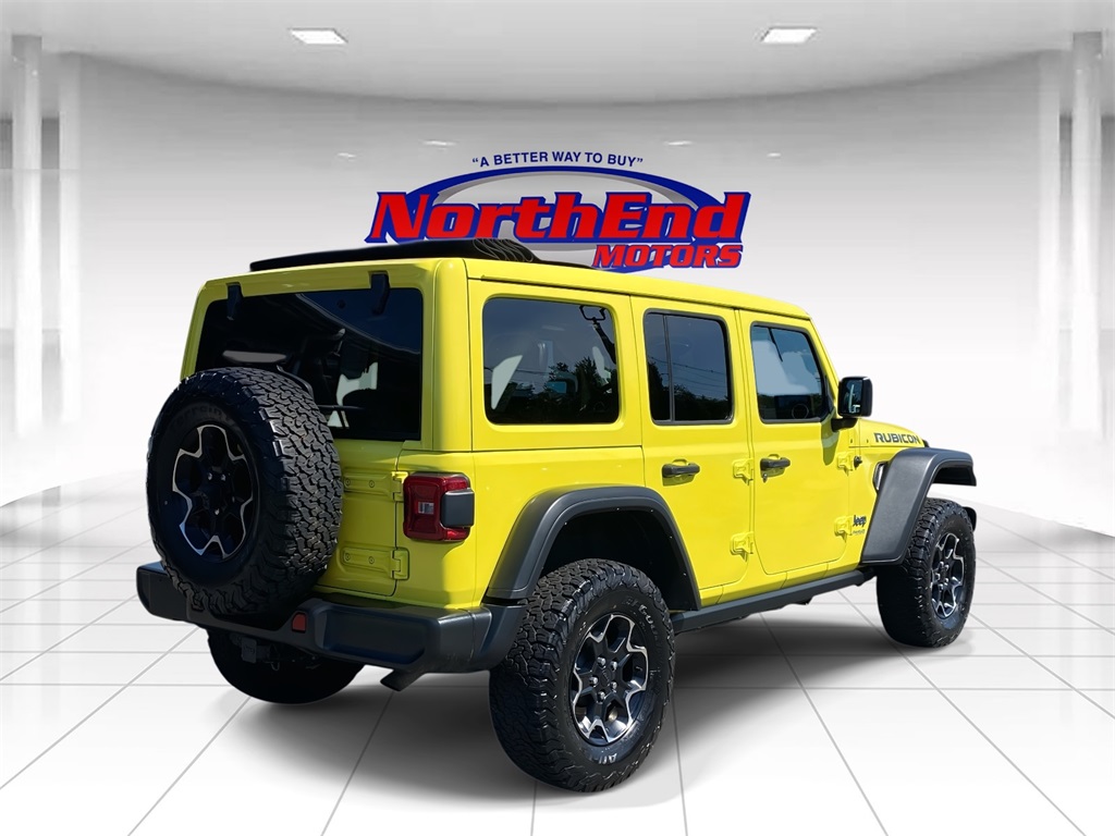 2022 High Velocity Clearcoat Jeep Wrangler 4xe Unlimited Rubicon 4xe 4X4 SUV
