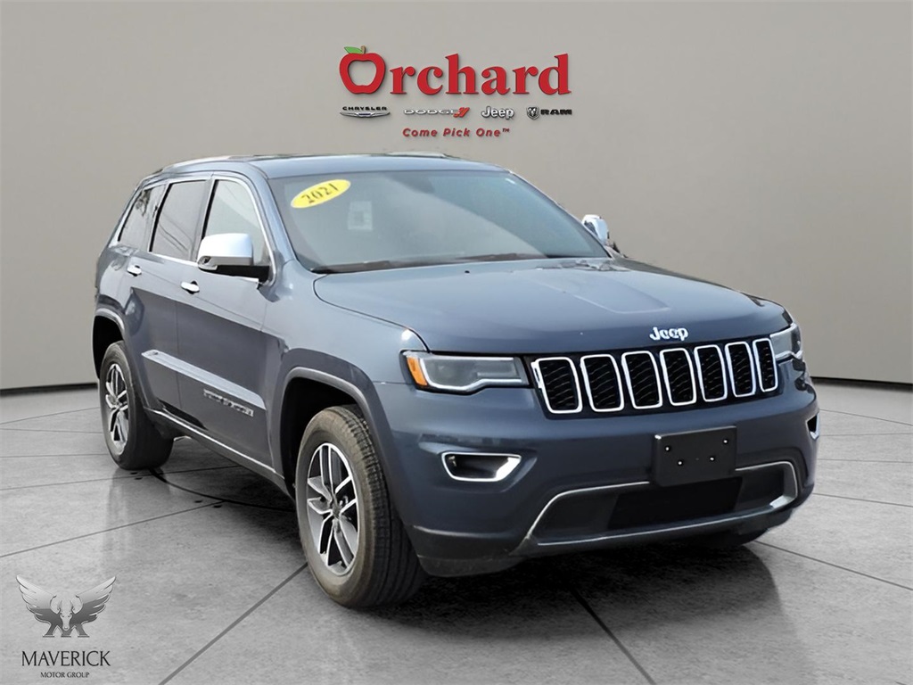 2021 Pacific Blue Clearcoat Jeep Grand Cherokee Limited 4X4 SUV
