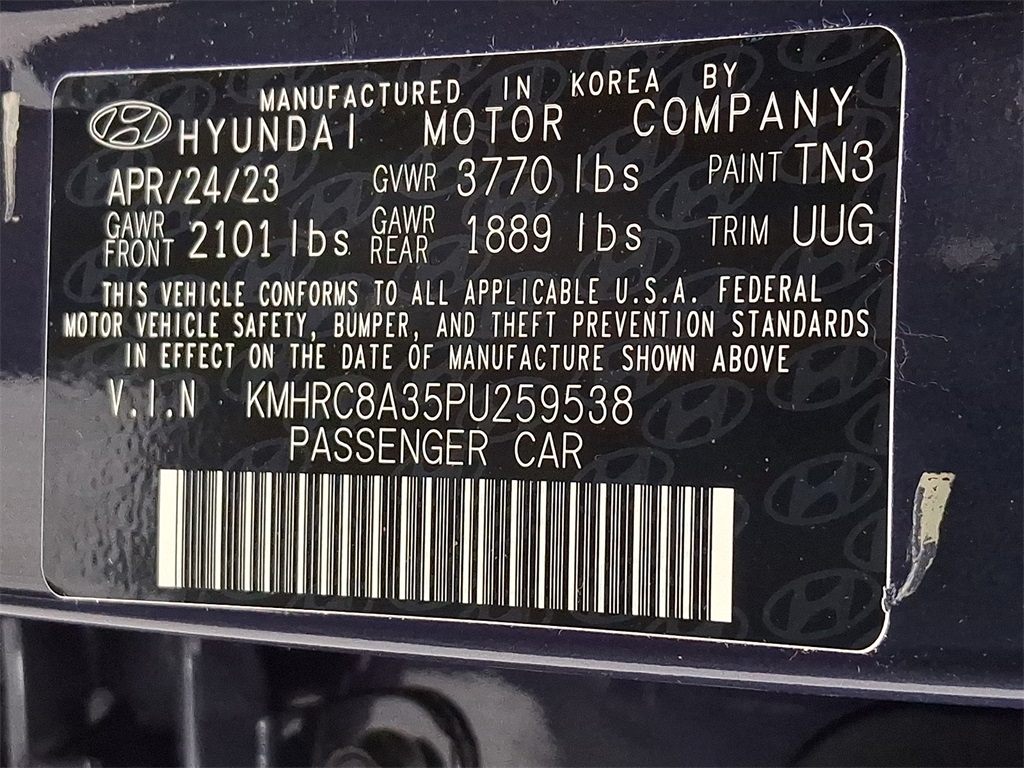 used 2023 Hyundai Venue car, priced at $18,250