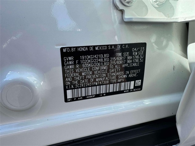 used 2023 Honda HR-V car, priced at $24,002