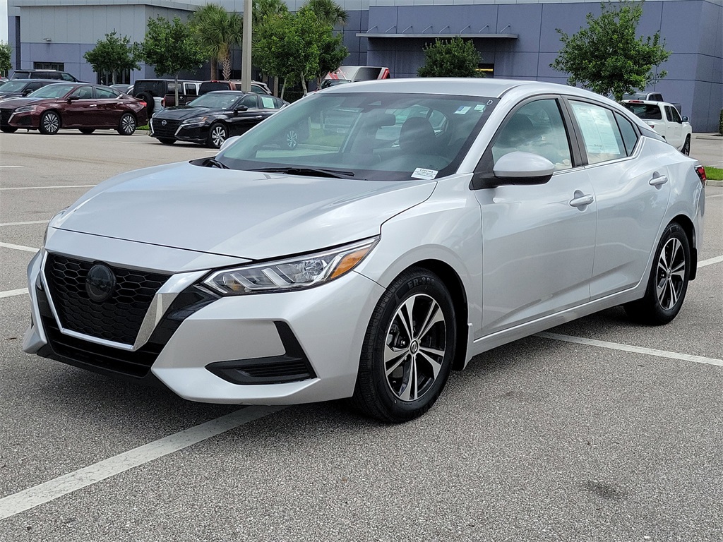 2022 Brilliant Silver Metallic Nissan Sentra SV FWD Sedan