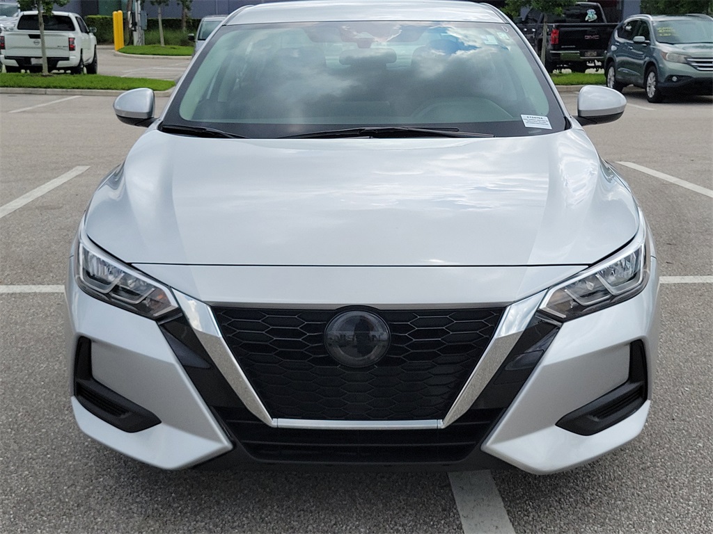 2022 Brilliant Silver Metallic Nissan Sentra SV FWD Sedan