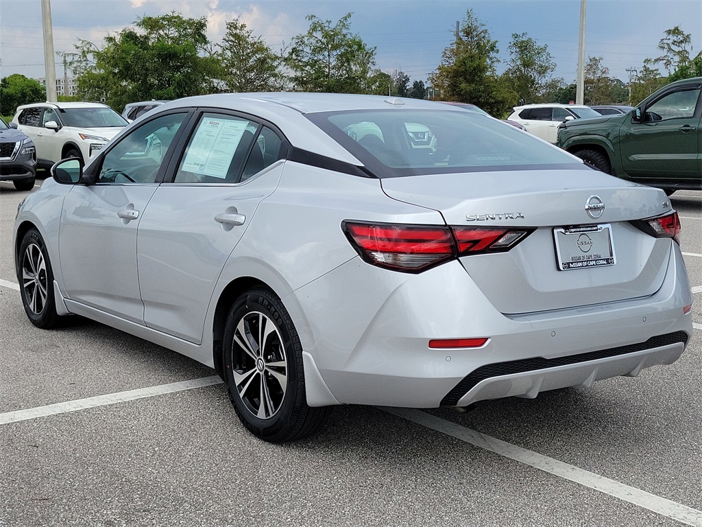 2022 Brilliant Silver Metallic Nissan Sentra SV FWD Sedan