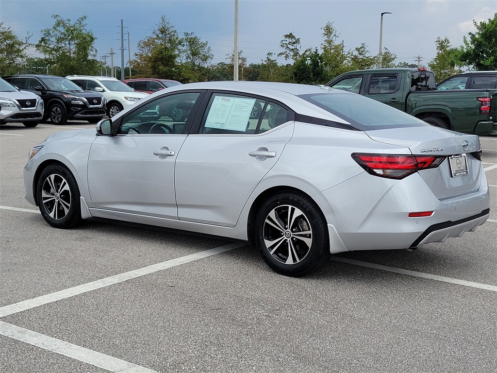 2022 Brilliant Silver Metallic Nissan Sentra SV FWD Sedan