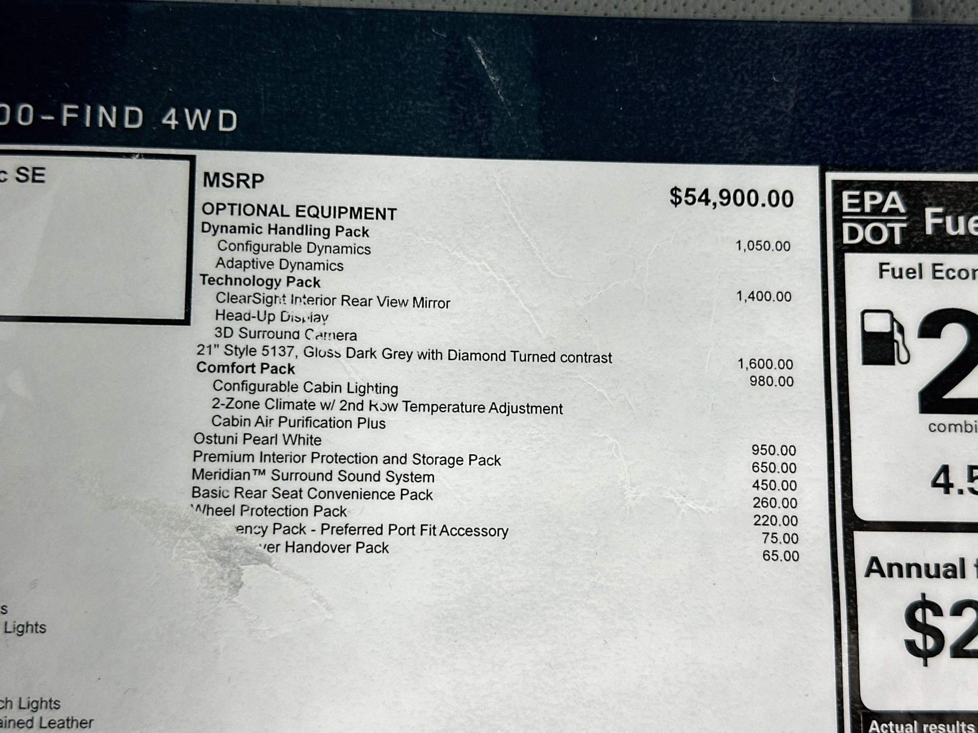 new 2024 Land Rover Range Rover Evoque car, priced at $57,875