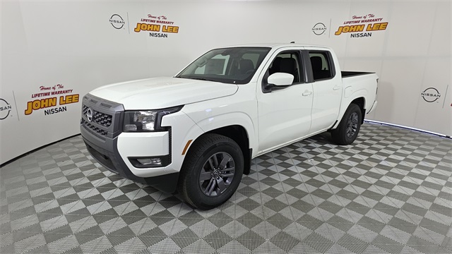 2025 Glacier White Nissan Frontier SV Truck