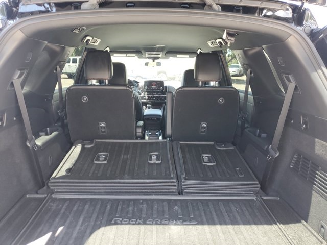 2023 Pearl White Tricoat/Super Black Nissan Pathfinder Rock Creek 4X4 SUV