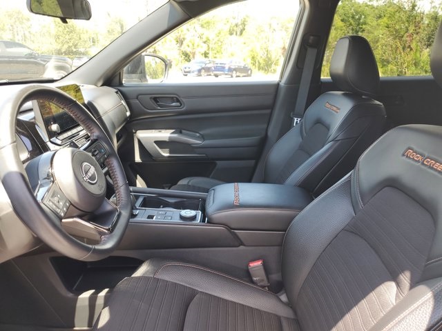 2023 Pearl White Tricoat/Super Black Nissan Pathfinder Rock Creek 4X4 SUV