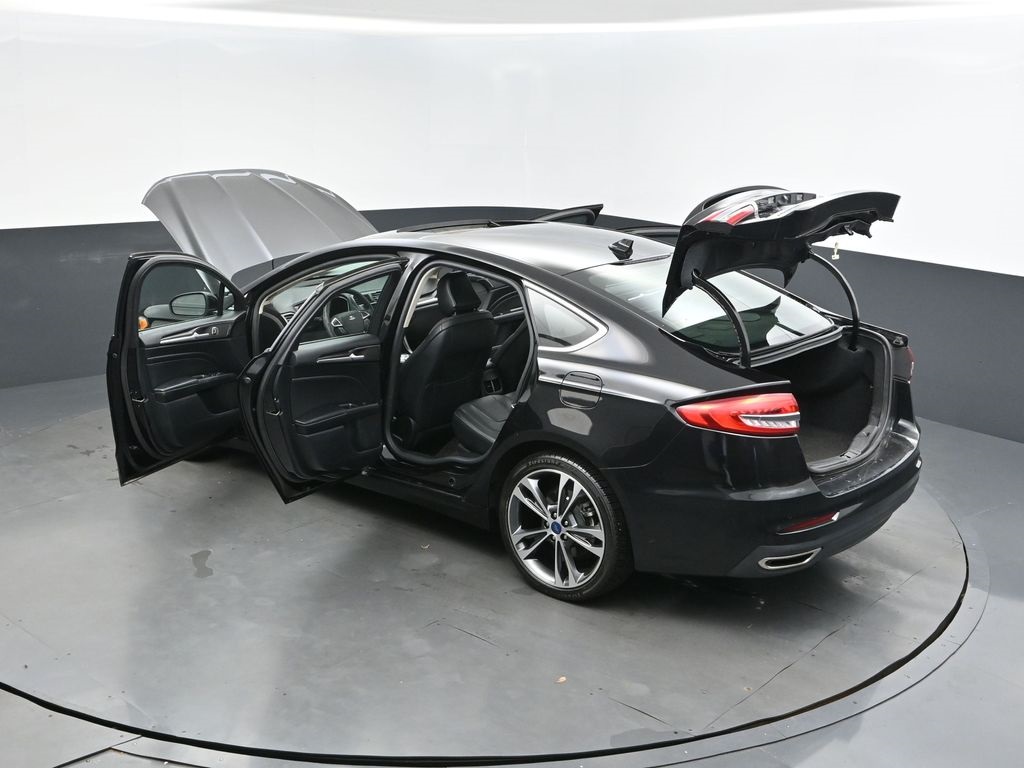 2020 Black Metallic Ford Fusion Titanium AWD Sedan
