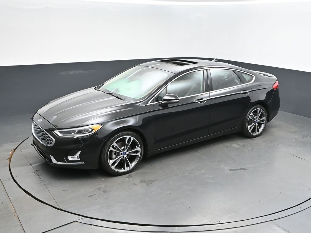 2020 Black Metallic Ford Fusion Titanium AWD Sedan