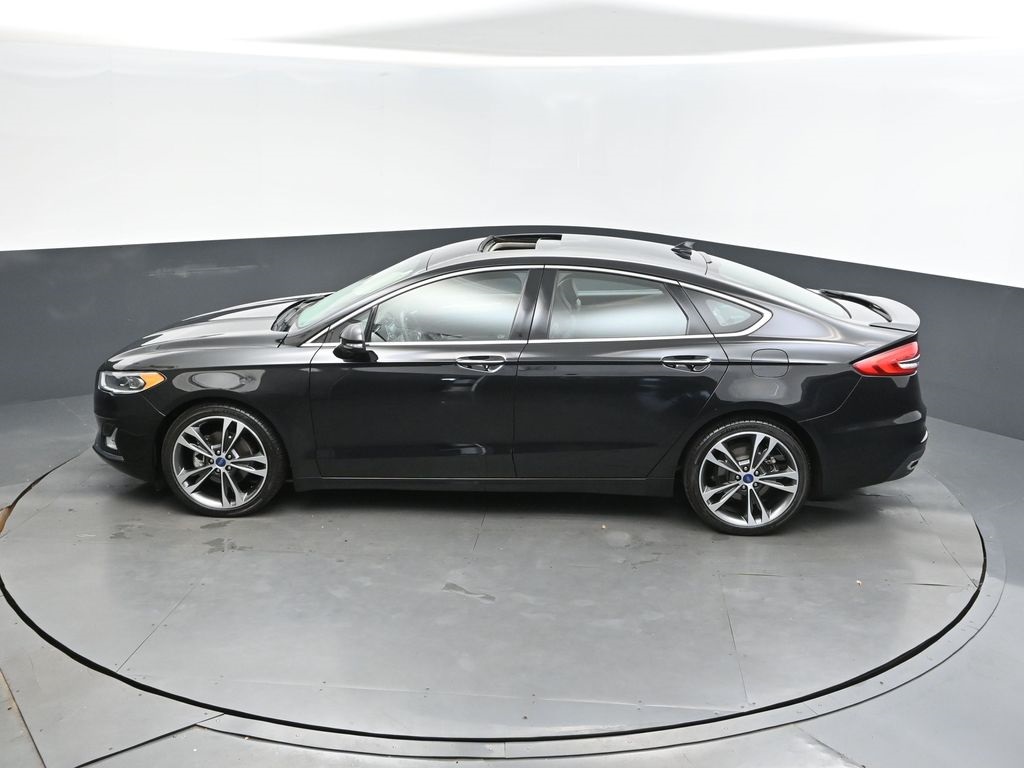 2020 Black Metallic Ford Fusion Titanium AWD Sedan